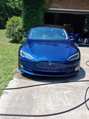 Tesla full detail with spray wax - This Tesla received a full detail interior and exterior with wax job. Tesla full detail with spray wax - This Tesla received a full detail interior and exterior with wax job.