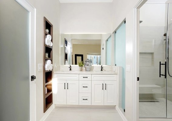 Master Bathroom Remodel in Huntington Beach, CA - At Katz Design & Builders, we have recently completed a master bathroom remodeling project in Huntington Beach, CA. Our team worked closely with the client to create a design that met their needs and preferences while also maximizing the available space. The result is a stunning bathroom that features luxurious amenities such as a walk-in shower and double vanity. The use of natural light, high-quality materials, and attention to detail all contribute to the overall beauty and functionality of the space. We are proud of the work we have done and look forward to helping more clients create their dream homes. Master Bathroom Remodel in Huntington Beach, CA - At Katz Design & Builders, we have recently completed a master bathroom remodeling project in Huntington Beach, CA. Our team worked closely with the client to create a design that met their needs and preferences while also maximizing the available space. The result is a stunning bathroom that features luxurious amenities such as a walk-in shower and double vanity. The use of natural light, high-quality materials, and attention to detail all contribute to the overall beauty and functionality of the space. We are proud of the work we have done and look forward to helping more clients create their dream homes.