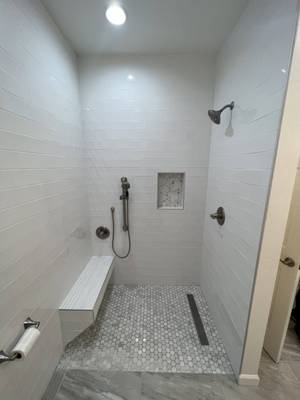 Client wanted to facilitate shower for Handicapped Father, early 2024 - One of the best part of our works is that we can help all types of people for what ever need they require. And this is exactly what we did here. The client had her father living with her, but everyday cleaning him just got harder for her. Thankfully she contacted us and we could help her in the best way possible. Now she can rest peacefully through her day worrying about one thing less. Client wanted to facilitate shower for Handicapped Father, early 2024 - One of the best part of our works is that we can help all types of people for what ever need they require. And this is exactly what we did here. The client had her father living with her, but everyday cleaning him just got harder for her. Thankfully she contacted us and we could help her in the best way possible. Now she can rest peacefully through her day worrying about one thing less.
