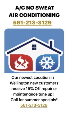 Wellington Customer Receive 15% discount - Call now in Wellington Area for a Discount of 15% off repairs