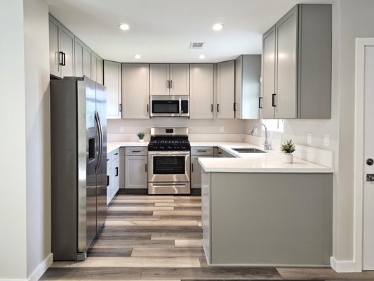 New 9-Unit Luxury Apartments, San Diego, CA, May 2024 - A brand-new 9-unit 3-story luxury apartment construction in San Diego, CA, in partnership with MVW Construction.