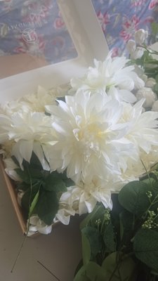 Blooming Dahlias - Blooming Dahlias on a 7'2" circle backdrop arch. Blooming Dahlias - Blooming Dahlias on a 7'2" circle backdrop arch.