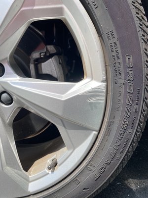We also can repair your rims! - This was a rim on a Audi SUV. The customer had told us that the rim cost almost $2000. We had the rim restored for a fraction of the price. Send us some pictures and let’s see if your rim is eligible for a repair!