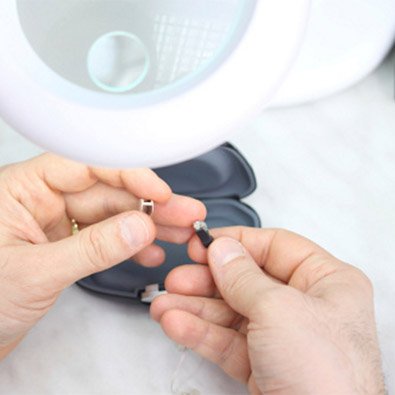 Hearing Aid Repairs and Cleaning - Your hearing aids are built to be durable, but sometimes issues may arise. At Audiology With A Heart, we can perform periodic hearing aid cleaning and many common hearing aid repairs and in-house. Routine maintenance for your hearing aid ensures that your devices are delivering their best performance. Most common repairs and cleaning issues can be accomplished without holding your devices overnight. When you get your hearing aids through Audiology With A Heart, we are happy to perform routine adjustments, simple repairs and cleaning for your devices free of charge.

Uncommon problems or damage to your hearing aids may require sending your hearing aids away for repairs. We will always work with you to minimize the time and expense (for hearing aids out of warranty) spent on advanced repairs.
