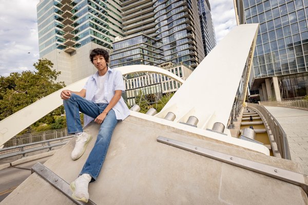 Martin's Senior Session - This one was a bit unusual, as Martin is headed to school to get his degree in architecture and wanted a focus on the scenery more than himself. Fortunately, downtown Austin is skyline gold, and we did a walking tour of the buildings and art that make this city perfect for portraiture.