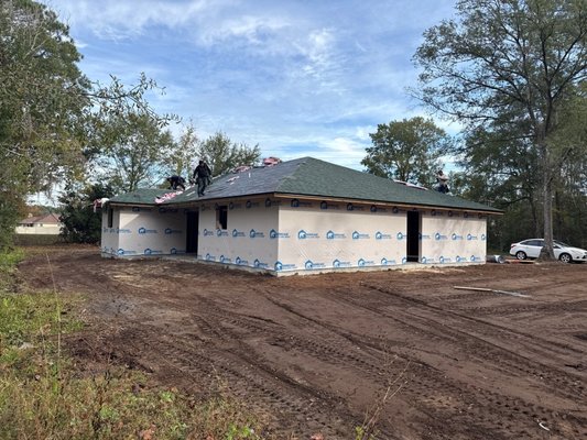 New Construction- Roof Addition - New construction roof addition services deliver expertly designed and built roofing systems to expand your property. This service enhances protection, increases living or storage space, and ensures a seamless match with your existing structure for lasting value and curb appeal.
