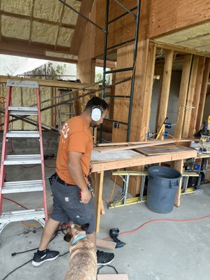ADU interior , 2023 - This job was done by four and high school friend. He's finishing up the project with his wife. ADU interior , 2023 - This job was done by four and high school friend. He's finishing up the project with his wife.
