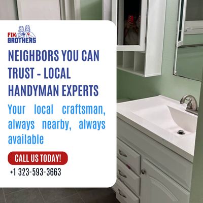Your local craftsman, always nearby, always available - Your local craftsman, always nearby, always available
CALL US TODAY! Your local craftsman, always nearby, always available - Your local craftsman, always nearby, always available
CALL US TODAY!