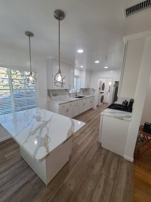 Kitchen Remodel - We remodeled this antiquated kitchen with the owner's personalized taste in mind. They requested modernization, and we delivered.