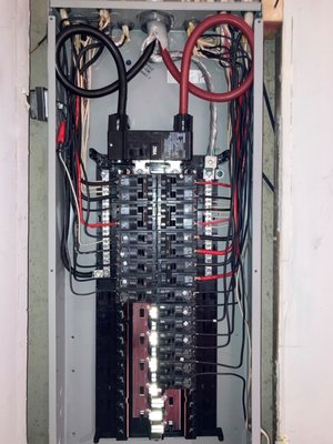 200 AMP Panel Upgrade - Brand new panel to replace an aging, failing panel/breakers.