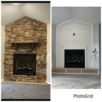 Fireplace remodel - Ready to upgrade your fireplace? Whether you’re looking for a modern makeover or a cozy, traditional update, our fireplace remodel services will help you create the perfect focal point in your living space. From sleek, contemporary designs to rustic, charming transformations, we work with a variety of materials and styles to match your home's unique aesthetic.
Our expert craftsmen specialize in updating old fireplaces, whether it’s revamping the surround, installing a new mantle, or upgrading to an efficient gas or electric insert. We also offer custom stonework, elegant tile designs, and sleek modern finishes that will elevate the look and feel of any room.
With a focus on quality, safety, and functionality, we ensure that your remodeled fireplace is not only beautiful but also efficient and up to code. Our team works closely with you throughout the process, from design to installation, to ensure your vision comes to life.
If you’re looking to add warmth, style, and charm to your home, a fireplace remodel with us is the perfect solution! Fireplace remodel - Ready to upgrade your fireplace? Whether you’re looking for a modern makeover or a cozy, traditional update, our fireplace remodel services will help you create the perfect focal point in your living space. From sleek, contemporary designs to rustic, charming transformations, we work with a variety of materials and styles to match your home's unique aesthetic.
Our expert craftsmen specialize in updating old fireplaces, whether it’s revamping the surround, installing a new mantle, or upgrading to an efficient gas or electric insert. We also offer custom stonework, elegant tile designs, and sleek modern finishes that will elevate the look and feel of any room.
With a focus on quality, safety, and functionality, we ensure that your remodeled fireplace is not only beautiful but also efficient and up to code. Our team works closely with you throughout the process, from design to installation, to ensure your vision comes to life.
If you’re looking to add warmth, style, and charm to your home, a fireplace remodel with us is the perfect solution!