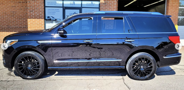 Lincoln Navigator-Complete Spa Package. - Lincoln Navigator came in for our Complete Spa Package.

Exterior hand wash & clay bar treatment. Engine bay detail. Complete interior detail with shampoo & leather conditioner. 1 coat of 3D Cherry Wax.

Call or DM us to book your next detail appointment‼️