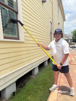 Window Cleaning - We clean interior and exterior windows to leave them streak-free and crystal clear. New Orleans weather and humidity can leave windows grimy fast, and clean windows make a noticeable difference in how your home looks and feels. Available as a standalone service or added on to your regular house cleaning. Window Cleaning - We clean interior and exterior windows to leave them streak-free and crystal clear. New Orleans weather and humidity can leave windows grimy fast, and clean windows make a noticeable difference in how your home looks and feels. Available as a standalone service or added on to your regular house cleaning.