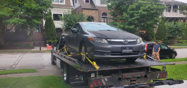 Tow Time - This was  not a easy tow but we got the job done safely