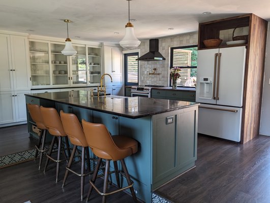 Kitchen remodel soapstone - This remodel was done with an update on kitchen cabinets, vinyl flooring, kitchen tile backsplash and Soapstone countertops. 
Soapstone is a natural stone PA ORIGINAL ICE :  Its whimsical vein pattern is surround by a beautiful aqua grey background.


quartzite  company, quartzite installer, quartzite fabricator, countertop installation, quartzite countertop, quartzite countertop installer, tile backsplash installation, tile, kitchen backsplash, flooring installation, kitchen remodel services,  tile installation, kitchen tile installation.