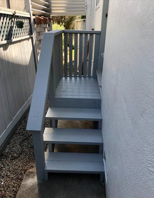 Porch stairs building, prime, paint - This project includes demolition of old porch stairs, building cement foundation, building new stairs, priming, and painting. Porch stairs building, prime, paint - This project includes demolition of old porch stairs, building cement foundation, building new stairs, priming, and painting.