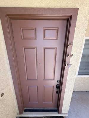 Front door replacement - This project was special to us, and we are grateful to have been trusted to help.
After first responders were required to make forced entry to assist the homeowner, their family traveled in from different states to come together, support their loved one, and get the home repaired as quickly as possible.
We were able to begin work the next day after inspection and replace the damaged door so the home could be secured again.
Projects like this mean a lot to us because they allow us to use our experience in urgent repair situations while helping families during difficult moments. Front door replacement - This project was special to us, and we are grateful to have been trusted to help.
After first responders were required to make forced entry to assist the homeowner, their family traveled in from different states to come together, support their loved one, and get the home repaired as quickly as possible.
We were able to begin work the next day after inspection and replace the damaged door so the home could be secured again.
Projects like this mean a lot to us because they allow us to use our experience in urgent repair situations while helping families during difficult moments.