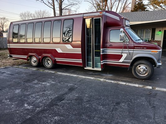 MITM 1 - This is our trusty MITM 1 our first 25 passenger bus ride in style to your next event MITM 1 - This is our trusty MITM 1 our first 25 passenger bus ride in style to your next event