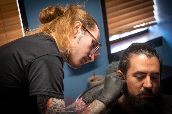 Piercing - Our resident piercer, Collin Holman guarantees excellent customer service and precise piercings using the highest quality jewelry and the best equipment available in a clean comfortable environment.
Collin accepts walk-ins or appointments Tues-Sat open to close for your convenience. Piercing - Our resident piercer, Collin Holman guarantees excellent customer service and precise piercings using the highest quality jewelry and the best equipment available in a clean comfortable environment.
Collin accepts walk-ins or appointments Tues-Sat open to close for your convenience.