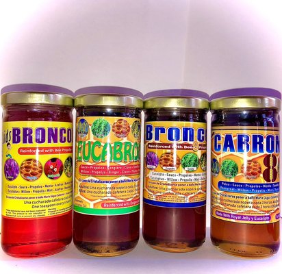 The Broncosol, Broncolive kids, EucaBroncosol, Cabroncosol 8, all of the latest honeys 🍯 from this brand and mother ones! - Natural Broncosol Honey for cough and cold relief in Southern California. Formulated with Bee Propolis and Eucalyptus to support the immune system. We specialize in premium, reinforced honey infusions including our signature Broncosol and Eucabron formulas. Each jar is a potent blend of raw honey, bee propolis, and aromatic botanicals like eucalyptus, mint, and ginger, specifically crafted to soothe respiratory discomfort and fortify the immune system.
Our mission started with a simple goal: providing a natural, effective alternative for families battling seasonal coughs, asthma, and bronchitis. Every batch is 'Made with Purpose' to help you breathe easier and live vibrantly. 

Review
"I’ve struggled with a chronic cough every winter for years. A friend recommended the Broncosol honey, and for the first time, I could sleep through the night without a coughing fit. I told the owners they had to sell this to the public—it’s too good to keep a secret!"
— Sarah L., Verified Buyer
