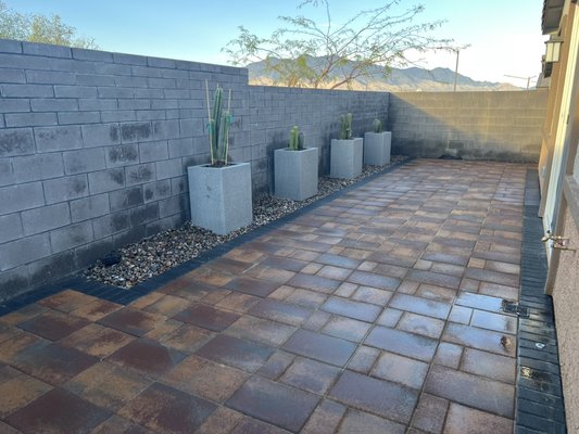 New backyard construction - This was a new home at sky canyon community, just done this April 2025, the entire house was a new construction and we set up everything to get a new grill, lights and speakers throughout the entire house , will update pictures when lights are done