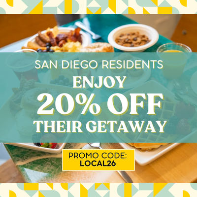 20% Off for SD Residents Now - 20% Off for SD Residents Now!! Promo Code LOCAL26 20% Off for SD Residents Now - 20% Off for SD Residents Now!! Promo Code LOCAL26