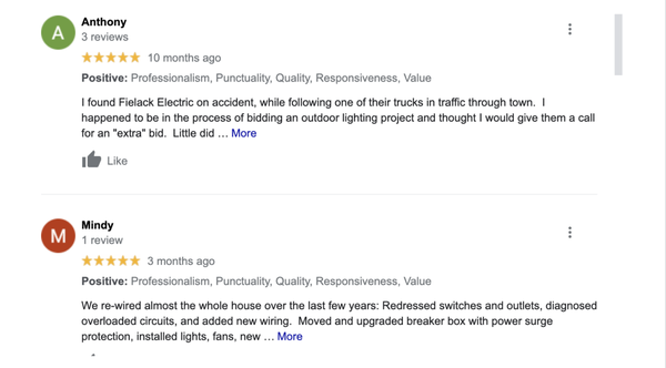 Check Out Our Google Reviews - We're looking forward to servicing your needs, and hearing from you! For now, feel free to check out what others think! Check Out Our Google Reviews - We're looking forward to servicing your needs, and hearing from you! For now, feel free to check out what others think!