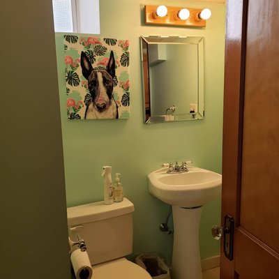 Bathroom renovation - "This old-style basement full bathroom was looking dark, very small, and so out-dated. The owner just loved the new look, brighter, bigger, she said, now this room is part of the house. Bathroom renovation - "This old-style basement full bathroom was looking dark, very small, and so out-dated. The owner just loved the new look, brighter, bigger, she said, now this room is part of the house.