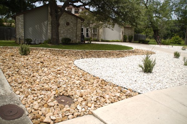 Xeriscape Transformation - This project was a special one for us. 🇺🇸❤️
We had the opportunity to transform the front yard of a retired nurse and veteran into a clean, low-maintenance xeriscape with Texas Blend River Rock, crushed limestone, and drought-tolerant plants.
As a former nurse myself, projects like these mean the world to me. Creating outdoor spaces for people who have spent their lives serving others is always an honor. Xeriscape Transformation - This project was a special one for us. 🇺🇸❤️
We had the opportunity to transform the front yard of a retired nurse and veteran into a clean, low-maintenance xeriscape with Texas Blend River Rock, crushed limestone, and drought-tolerant plants.
As a former nurse myself, projects like these mean the world to me. Creating outdoor spaces for people who have spent their lives serving others is always an honor.