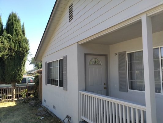 Single Story Home - Before & After - Jim Cummings, owner of A1 Painting, is a licensed contractor with over 30 years of painting experience in the Central Valley. When you hire A-1 Painting, you are hiring Jim; from the first day you meet until the last day of the job, you will have Jim doing the work and personally supervising others.

Jim understands that his clients are looking for quality work and good value. His work ethic and pricing reflect those standards with a focus on painting and repainting interiors and exteriors. He is happy to provide a quick in-person estimate, whether it is an entire house or just one room.
Nothing pleases him more than to have someone ask “who painted that house?”

Give him a call today to schedule your free estimate!