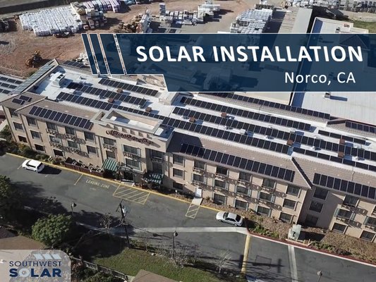 Hampton Inn Hotel Solar Installation in Norco, CA - Hampton Inn Hotel Solar Installation @ Norco, CA
Save money and call today! Hampton Inn Hotel Solar Installation in Norco, CA - Hampton Inn Hotel Solar Installation @ Norco, CA
Save money and call today!