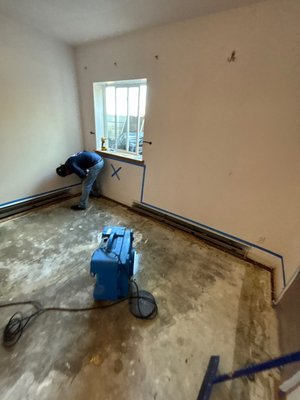 Water mitigation and reconstruction - Homeowner had a a water leak around the windowsill in a basement. We get an emergency call on a Sunday show up within an hour and took care of it in five days
Drying process and reconstruction Water mitigation and reconstruction - Homeowner had a a water leak around the windowsill in a basement. We get an emergency call on a Sunday show up within an hour and took care of it in five days
Drying process and reconstruction