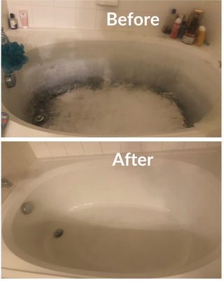 Deep Cleaning of a 3 bedroom and 2 bathroom home - We had a dear customer inform us that she had a lot of hair dye in her bathroom but she was unable to scrub it out because of recent surgery. She requested our Deep Cleaning package and our cleaners did a wonderful job. Upon request, we also used Eco-friendly (green( product as our customer had a strong reaction to various chemicals. Deep Cleaning of a 3 bedroom and 2 bathroom home - We had a dear customer inform us that she had a lot of hair dye in her bathroom but she was unable to scrub it out because of recent surgery. She requested our Deep Cleaning package and our cleaners did a wonderful job. Upon request, we also used Eco-friendly (green( product as our customer had a strong reaction to various chemicals.