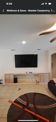 Custom Built In Entertainment Center 2025 - At Wellmon & Sons, we take pride in exceptional craftsmanship and top-notch customer service. From custom woodworking to projects large and small, our skilled team is dedicated to bringing your vision to life and exceeding your expectations.
We specialize in bathroom and kitchen remodeling, as well as a full range of interior home improvements. For your home’s exterior, we also provide expert services including windows, gutters, fencing, and siding.
Trust Wellmon & Sons to deliver quality, reliability, and results you’ll love. Contact us today to start your next project! Custom Built In Entertainment Center 2025 - At Wellmon & Sons, we take pride in exceptional craftsmanship and top-notch customer service. From custom woodworking to projects large and small, our skilled team is dedicated to bringing your vision to life and exceeding your expectations.
We specialize in bathroom and kitchen remodeling, as well as a full range of interior home improvements. For your home’s exterior, we also provide expert services including windows, gutters, fencing, and siding.
Trust Wellmon & Sons to deliver quality, reliability, and results you’ll love. Contact us today to start your next project!