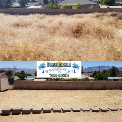 Hesperia Vacant property clean up. - This Hesperia property needed a huge clean up before being placed on the for sale market.