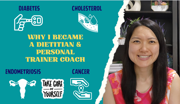 Why I Became Dietitian and Personal Trainer - Why I Became Dietitian and Personal Trainer?*
https://youtu.be/hQke6kZa0_I
I was OVERWHELMED knowing our family history, but I understand that there are something that I CAN'T change but there are many things that I CAN control. That's why I became a DIETITIAN and a PERSONAL TRAINER. I wanted to help myself and others through diet, exercise, stress management, and overall healthy lifestyle change to optimize our health and live longer. Why I Became Dietitian and Personal Trainer - Why I Became Dietitian and Personal Trainer?*
https://youtu.be/hQke6kZa0_I
I was OVERWHELMED knowing our family history, but I understand that there are something that I CAN'T change but there are many things that I CAN control. That's why I became a DIETITIAN and a PERSONAL TRAINER. I wanted to help myself and others through diet, exercise, stress management, and overall healthy lifestyle change to optimize our health and live longer.