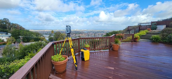 San Bruno CA - Full Site Survey - Transit Land Surveying was hired to perform a Full Site Survey including boundary and topography of this house with an amazing view in San Bruno CA. The owner is going to be doing some major home remodeling and needed a Full Site Survey, we were there to help! San Bruno CA - Full Site Survey - Transit Land Surveying was hired to perform a Full Site Survey including boundary and topography of this house with an amazing view in San Bruno CA. The owner is going to be doing some major home remodeling and needed a Full Site Survey, we were there to help!