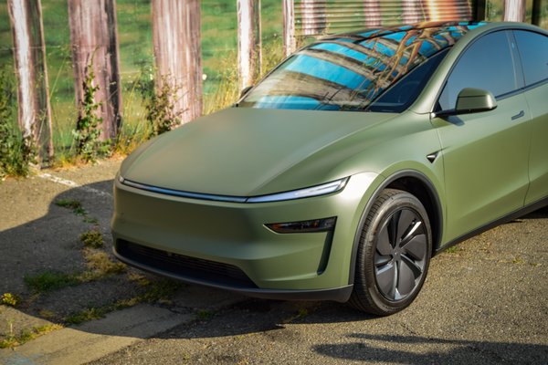 2026 Tesla Model Y - We wrapped this 2026 Model Y in Matte Military Green 2026 Tesla Model Y - We wrapped this 2026 Model Y in Matte Military Green