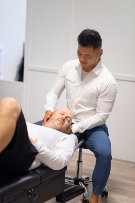Chiropractic Adjustments - A chiropractic adjustment is gentle, pain free and feels pretty darn good! It is obviously very good for the treatment of conditions such as neck pain, mid back pain, and lower back pain. However, because of the way the spine influences the nervous system, a chiropractic adjustment can also improve how the nervous system behaves. Misaligned segments of the spine can place pressure on the fragile and all important nerves of the spine, compromising their ability to communicate with the body. Dr. Kuang is a highly trained chiropractor and can diagnose and treat these misaligned segments with a chiropractic adjustment. This decompresses the nerve and restores proper communication and function to that part of the body. If you're experiencing pain, or noticing some stiffness in the spine, don't hesitate any longer! Book your appointment to come in today! Chiropractic Adjustments - A chiropractic adjustment is gentle, pain free and feels pretty darn good! It is obviously very good for the treatment of conditions such as neck pain, mid back pain, and lower back pain. However, because of the way the spine influences the nervous system, a chiropractic adjustment can also improve how the nervous system behaves. Misaligned segments of the spine can place pressure on the fragile and all important nerves of the spine, compromising their ability to communicate with the body. Dr. Kuang is a highly trained chiropractor and can diagnose and treat these misaligned segments with a chiropractic adjustment. This decompresses the nerve and restores proper communication and function to that part of the body. If you're experiencing pain, or noticing some stiffness in the spine, don't hesitate any longer! Book your appointment to come in today!