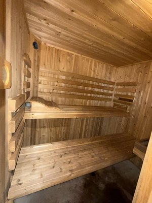 Custom sauna - Custom sauna was designed and built from scratch Custom sauna - Custom sauna was designed and built from scratch