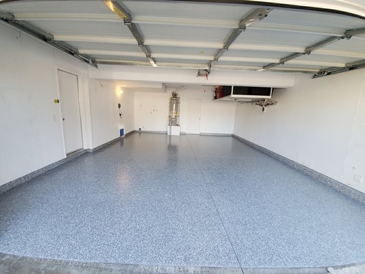 Completed Garage Epoxy Floors - GarageFloors1Day only uses Industrial Grade products. Most floors are completed in 1 day. Completed Garage Epoxy Floors - GarageFloors1Day only uses Industrial Grade products. Most floors are completed in 1 day.