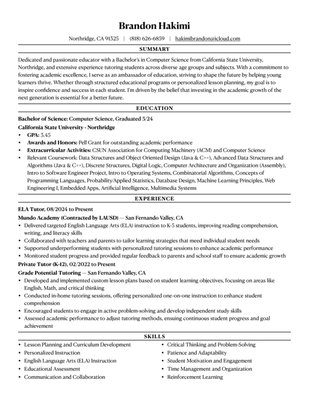 Credentials - Resume and Diploma