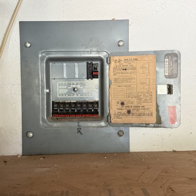 F.P.E Stab-Lok Panel Replacement - We recently replaced a Federal Pacific Electric Stab-Lok sub-panel after we came across it in a homeowner's garage. F.P.E Stab-Lok electrical panels are considered unsafe due to high failure rates, specifically failing to trip during overloads, which poses a severe fire hazard. Most insurance companies deny coverage for homes with these panels. We replaced the unsafe Stab-lok panel with a brand new, top-tier, reliable EATON Cutler-Hammer sub-panel. If you have a F.P.E Stab-lok panel at your house, please call us to schedule a free estimate to replace it. F.P.E Stab-Lok Panel Replacement - We recently replaced a Federal Pacific Electric Stab-Lok sub-panel after we came across it in a homeowner's garage. F.P.E Stab-Lok electrical panels are considered unsafe due to high failure rates, specifically failing to trip during overloads, which poses a severe fire hazard. Most insurance companies deny coverage for homes with these panels. We replaced the unsafe Stab-lok panel with a brand new, top-tier, reliable EATON Cutler-Hammer sub-panel. If you have a F.P.E Stab-lok panel at your house, please call us to schedule a free estimate to replace it.