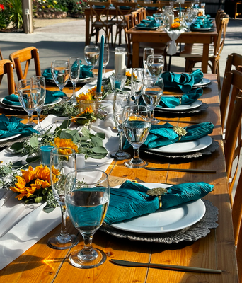 Sunflower Wedding - Wedding at River Gardens in Vista, Ca. Beautiful tables filled with sunny sunflowers. Sunflower Wedding - Wedding at River Gardens in Vista, Ca. Beautiful tables filled with sunny sunflowers.