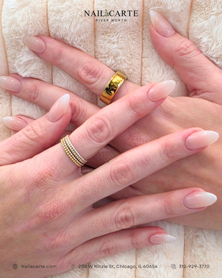 Single Color - A classic, single-shade manicure finished with a smooth, flawless application for a timeless, elegant look. Clean, effortless, and perfect for everyday wear.