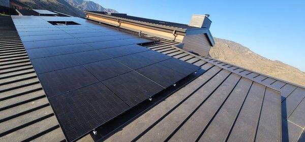 Solar and 30kwh Enphase Encharge Battery Installation - Solar and battery installation in Malibu, CA. Solar is installed on a standing seam metal roof, three Enphase Encharge 10 batteries are installed for a total of 30kwh of backup power. Solar and 30kwh Enphase Encharge Battery Installation - Solar and battery installation in Malibu, CA. Solar is installed on a standing seam metal roof, three Enphase Encharge 10 batteries are installed for a total of 30kwh of backup power.