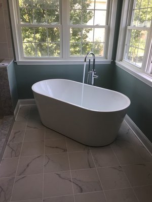 New Bathroom Fixture Installation - We love doing beautiful bathroom plumbing renovations throughout Bucks & Montgomery County. Even if you don’t want a total bathroom remodel, we can replace only specific fixtures and accessories. We want you to love your bathroom and we want to show it off on our website! These are some pictures of the bathroom remodeling projects we have done in Bucks & Montgomery County, PA. New Bathroom Fixture Installation - We love doing beautiful bathroom plumbing renovations throughout Bucks & Montgomery County. Even if you don’t want a total bathroom remodel, we can replace only specific fixtures and accessories. We want you to love your bathroom and we want to show it off on our website! These are some pictures of the bathroom remodeling projects we have done in Bucks & Montgomery County, PA.