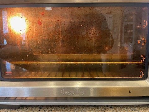 Interior appliances are included in our deep and move in/out cleanings - When you book a deep or move in/out cleaning, we include the interior of all the appliances, even the toaster oven! Look at the before and after of a Breville countertop oven. It shines like brand new!