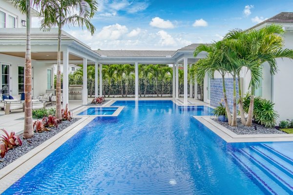 South Flagler Residence - A refined new-construction inground pool delivered move-in ready for effortless enjoyment. South Flagler Residence - A refined new-construction inground pool delivered move-in ready for effortless enjoyment.