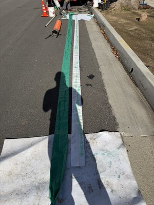 Pipe relining to city connection - Scope of work was to reline main sewer pipe going all the way city saddle. Pipe relining to city connection - Scope of work was to reline main sewer pipe going all the way city saddle.
